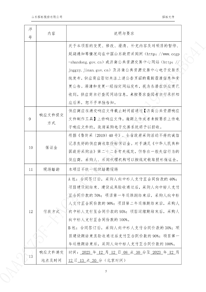 一网统管-济南市历城区“一网统管”建设项目招标文件_第7页
