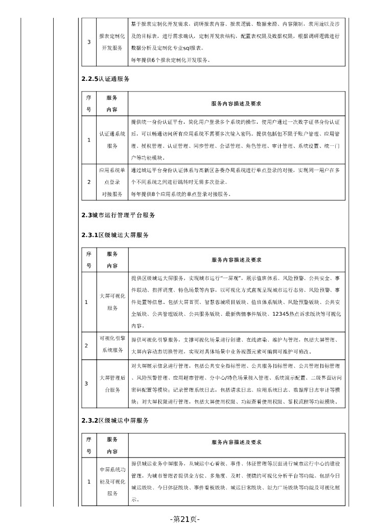 智慧城市-2023年高新区智慧蓉城基础能力服务项目运营项目招标文件_第8页