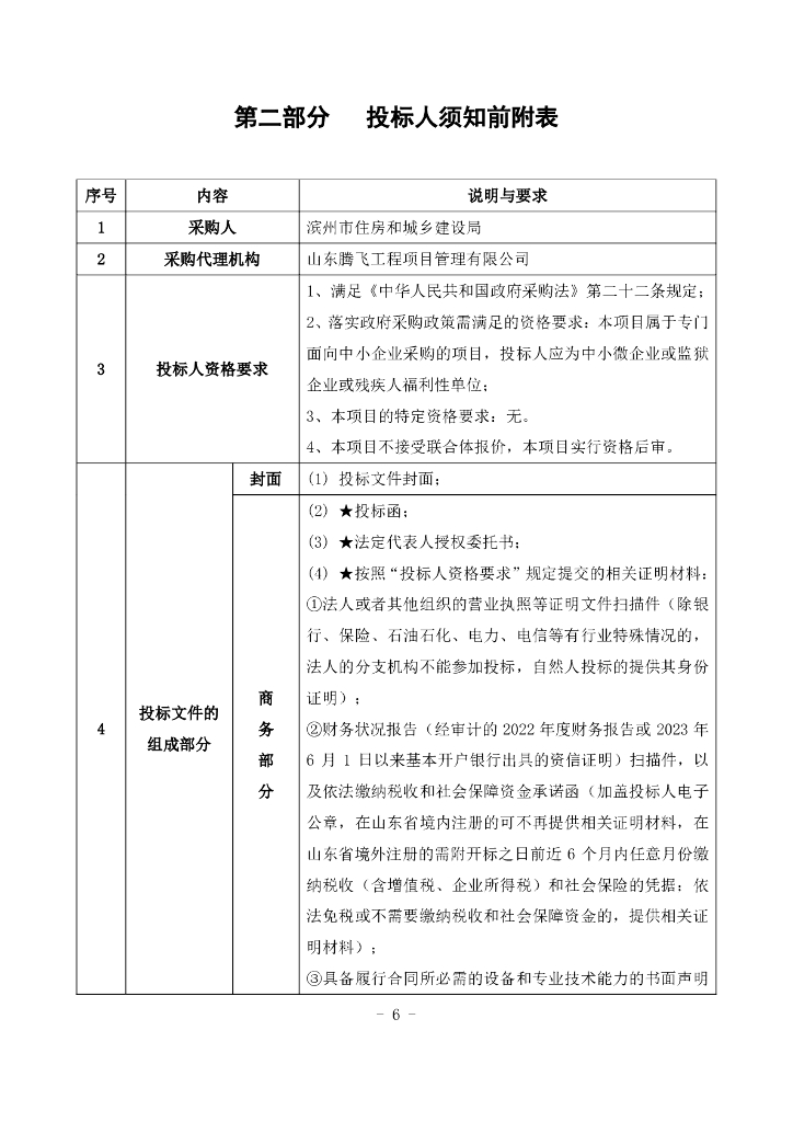 城市生命线-滨州市城市（基础设施）生命线安全管理平台项目（一期）招标文件_第6页