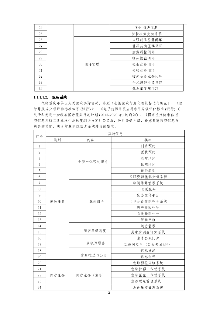 智慧医院-重庆市第五人民医院迁建工程 （“智慧医院”整体信息化建设）项目招标文件_第7页