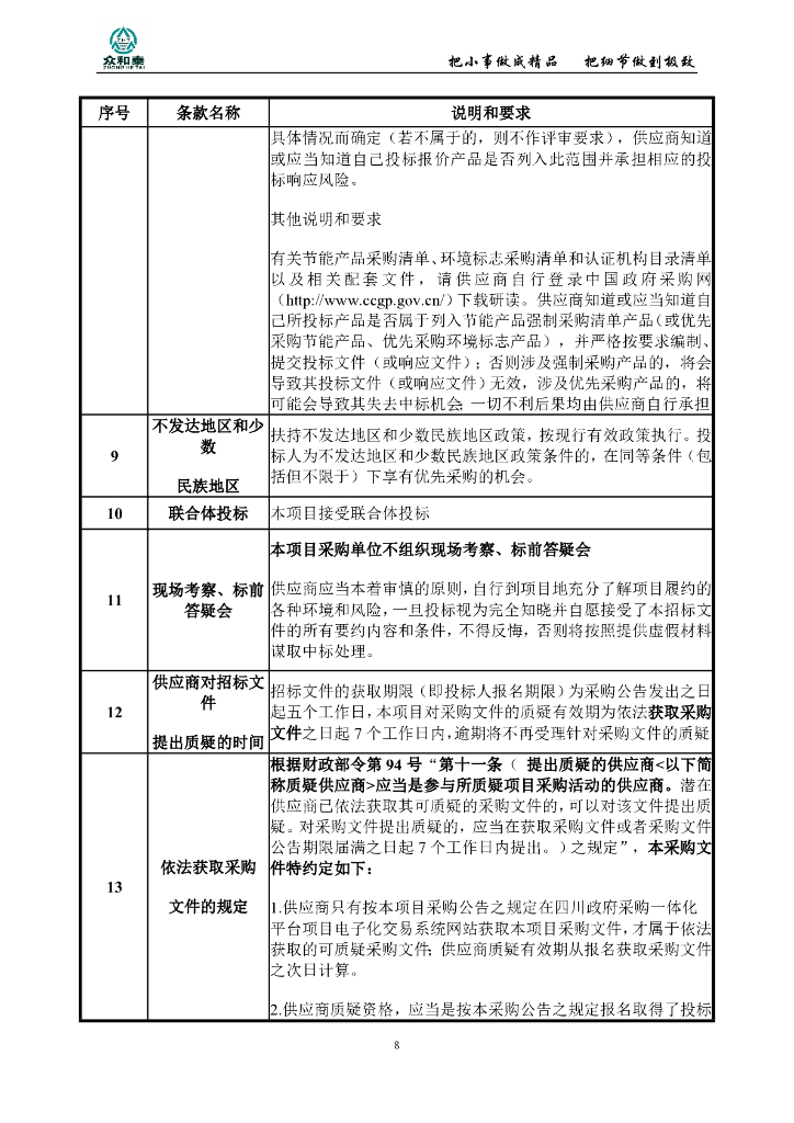 “数智凉山”大数据综合管理应用平台建设项目招标文件_第10页
