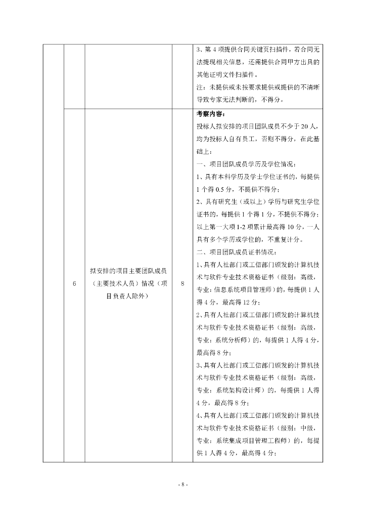 深圳市龙华区发展和改革局智慧发改系统项目招标文件_第8页