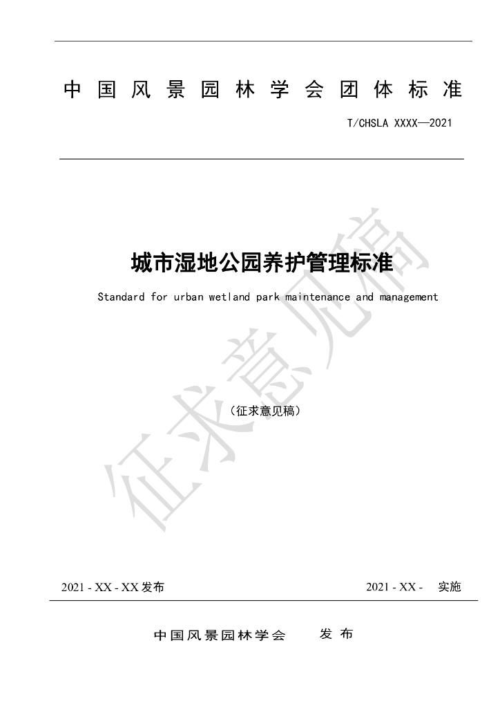 T/CHSLA xxxx-2021 标准预览