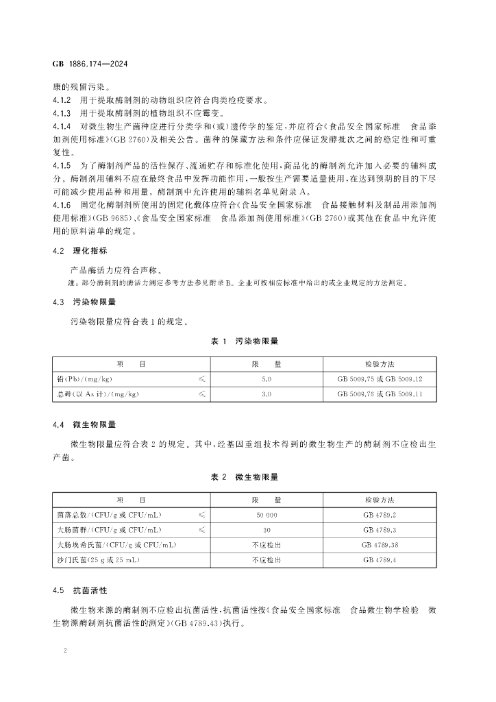 GB 1886.174-2024 标准预览