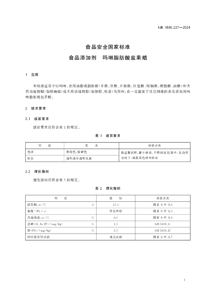 GB 1886.227-2024 标准预览