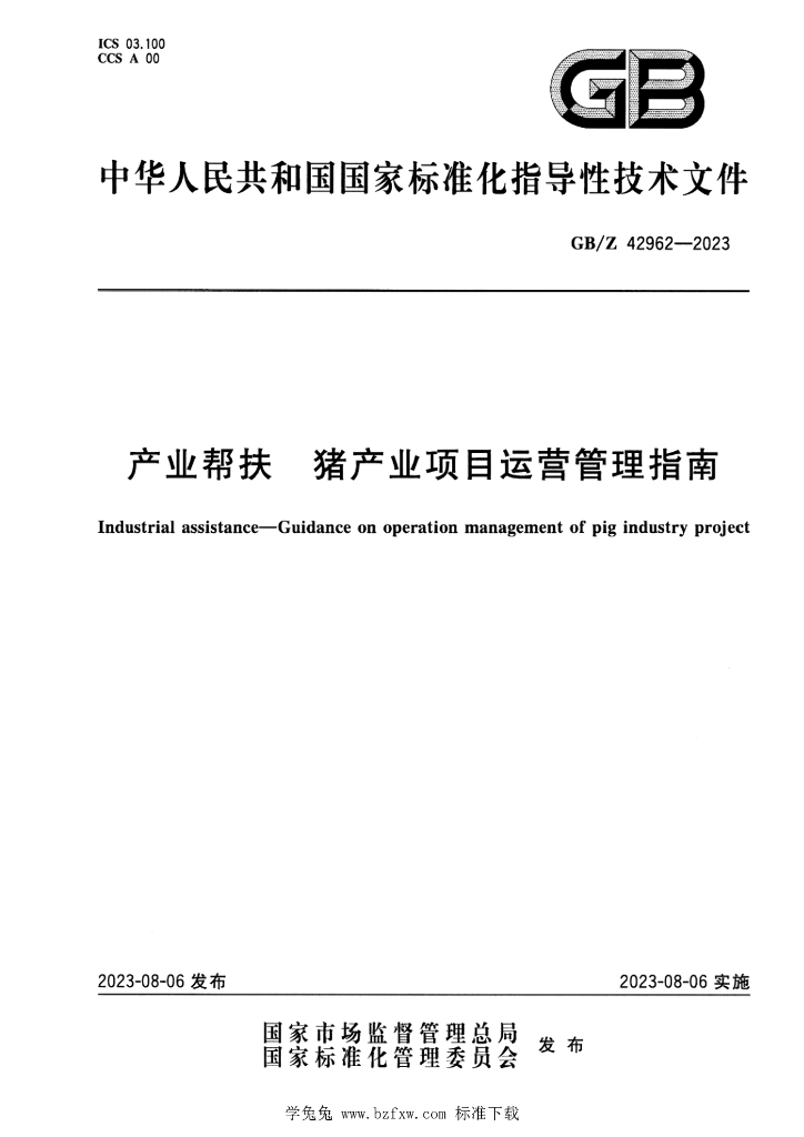 GB/Z 42962-2023 标准预览