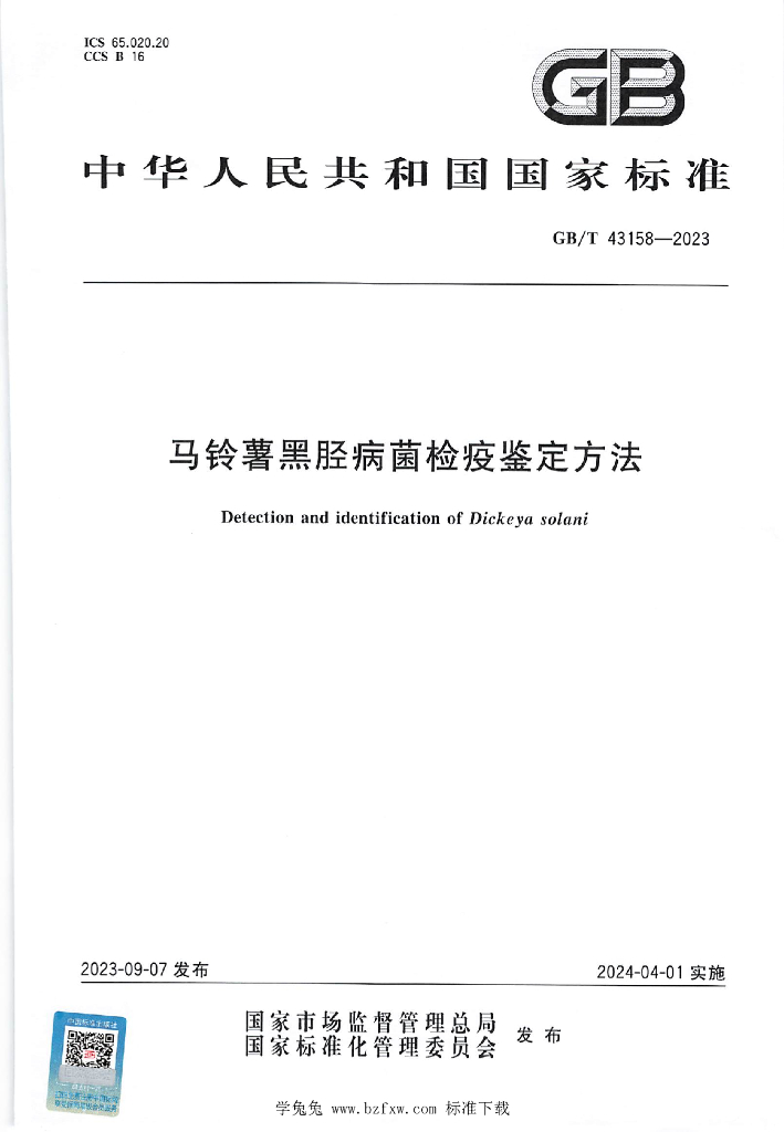 GB/T 43158-2023 标准预览