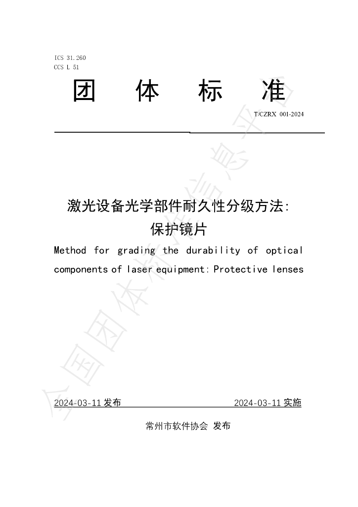 T/CZRX 001-2024 标准预览