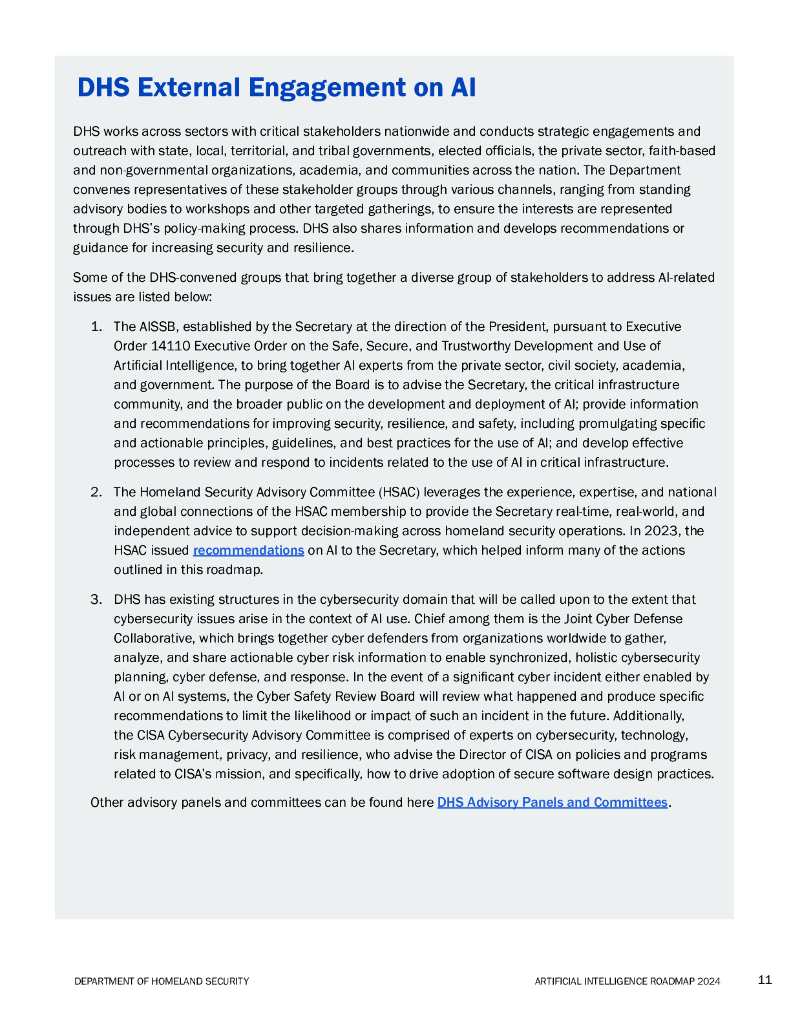 美国国土安全部：2024年人工智能路线图报告（英文版）_第10页