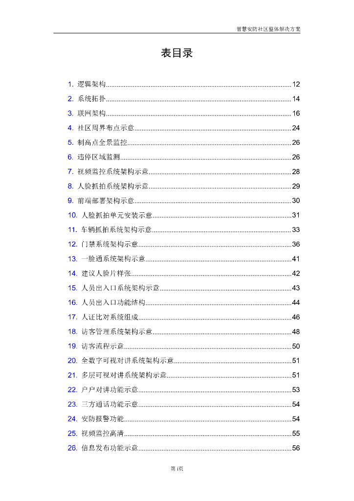 智慧安防社区整体解决方案_第4页