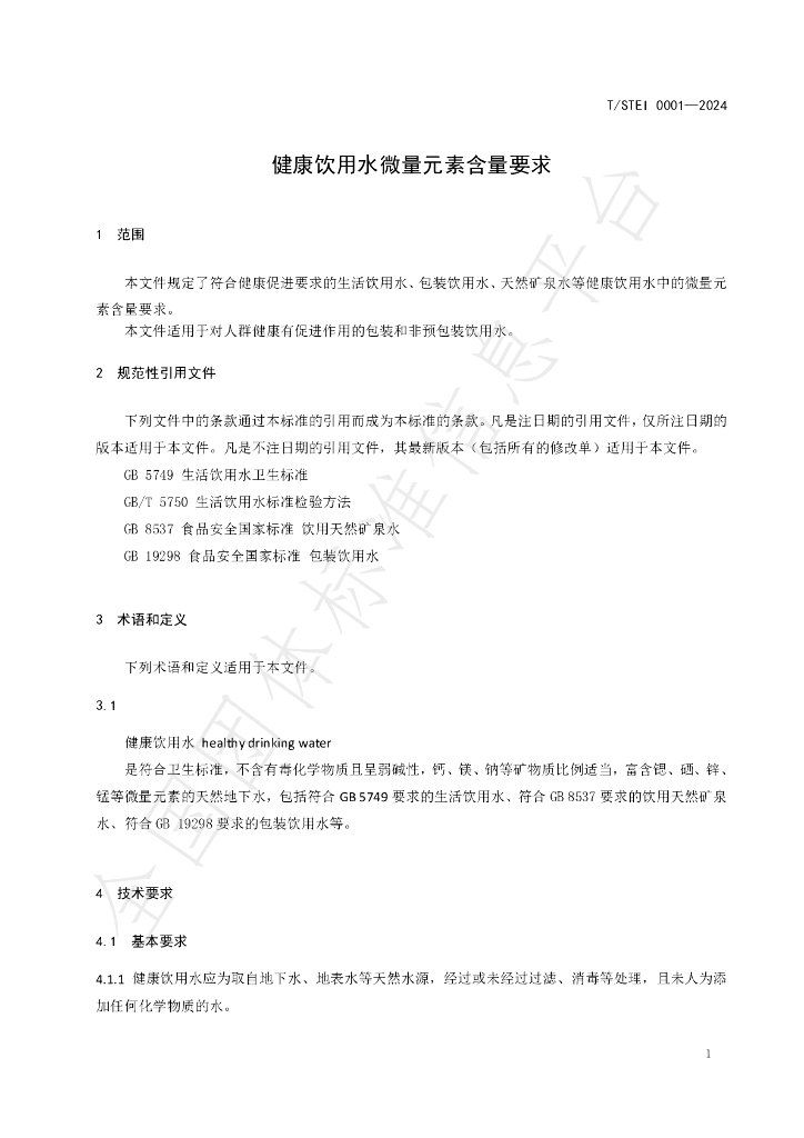 T/STEI 0001-2024 标准预览