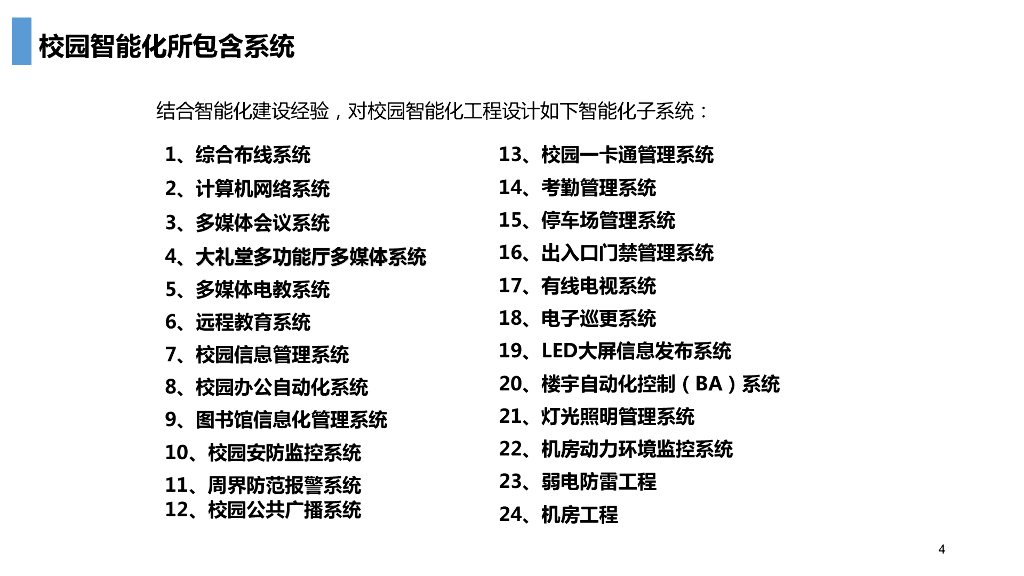 智慧校园智能化整体解决方案_第4页