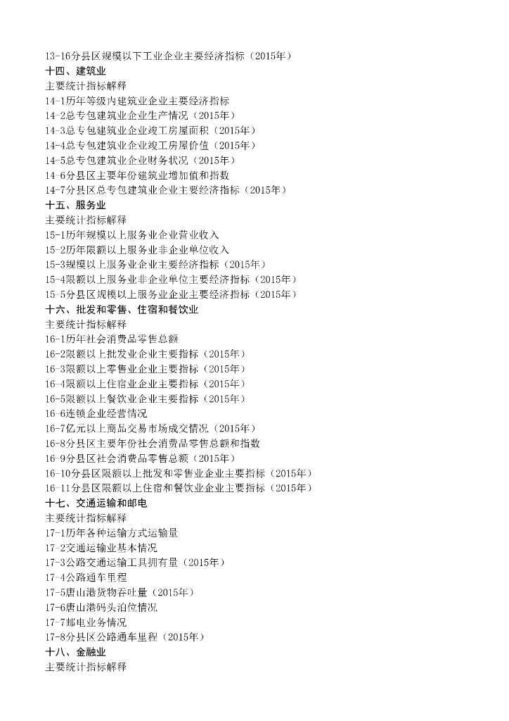 唐山统计年鉴2016_第9页