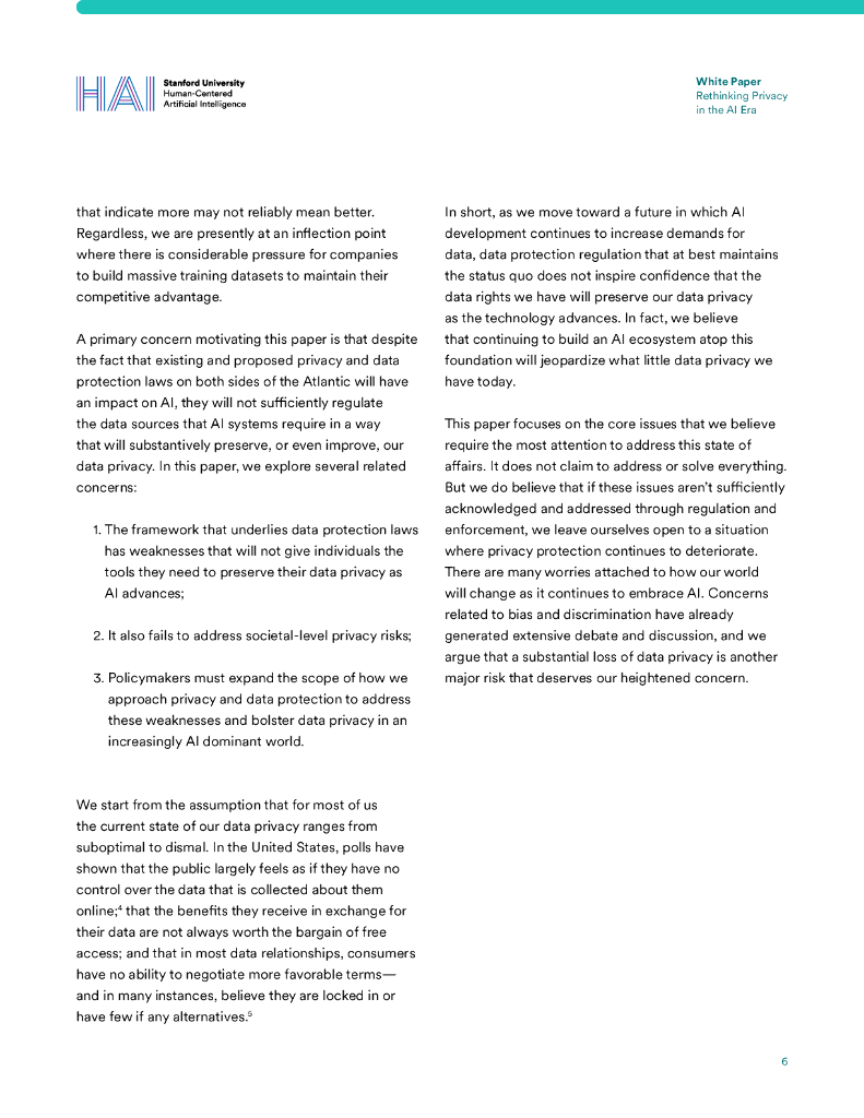 斯坦福大学：反思人工智能时代的隐私问题报告（英文版）_第6页