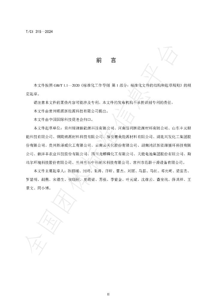 T/CI 315-2024 标准预览