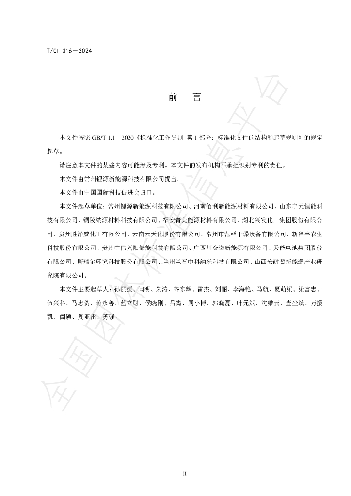 T/CI 316-2024 标准预览