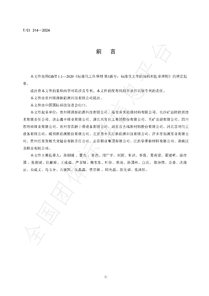 T/CI 314-2024 标准预览