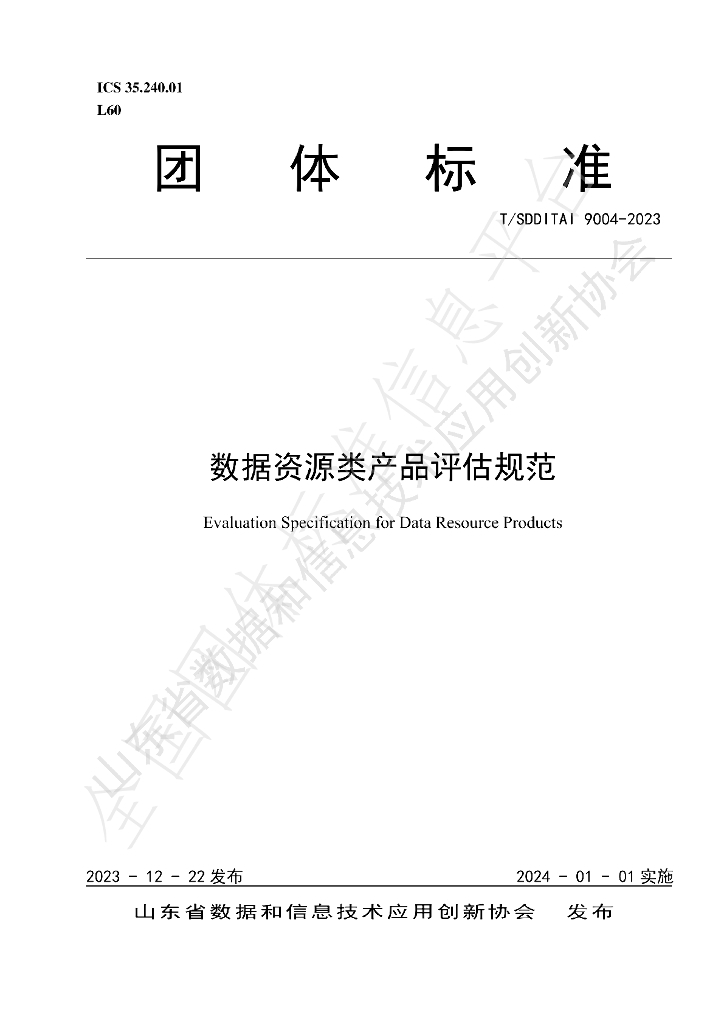 T/SDDITAI 9004-2023 标准预览