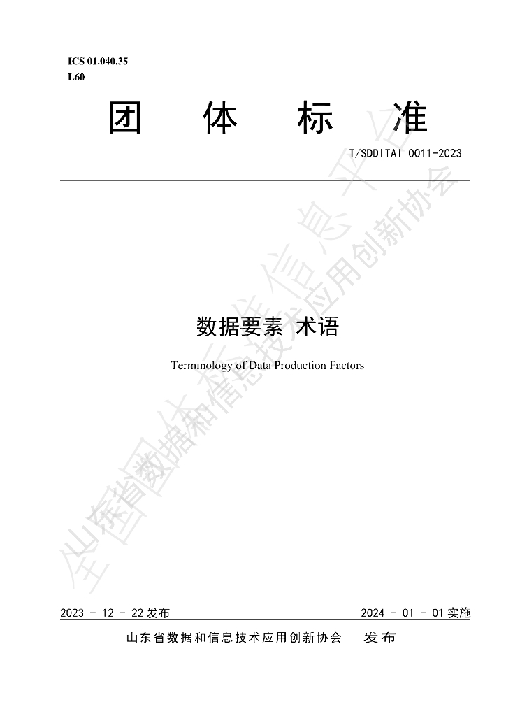 T/SDDITAI 0011-2023 标准预览