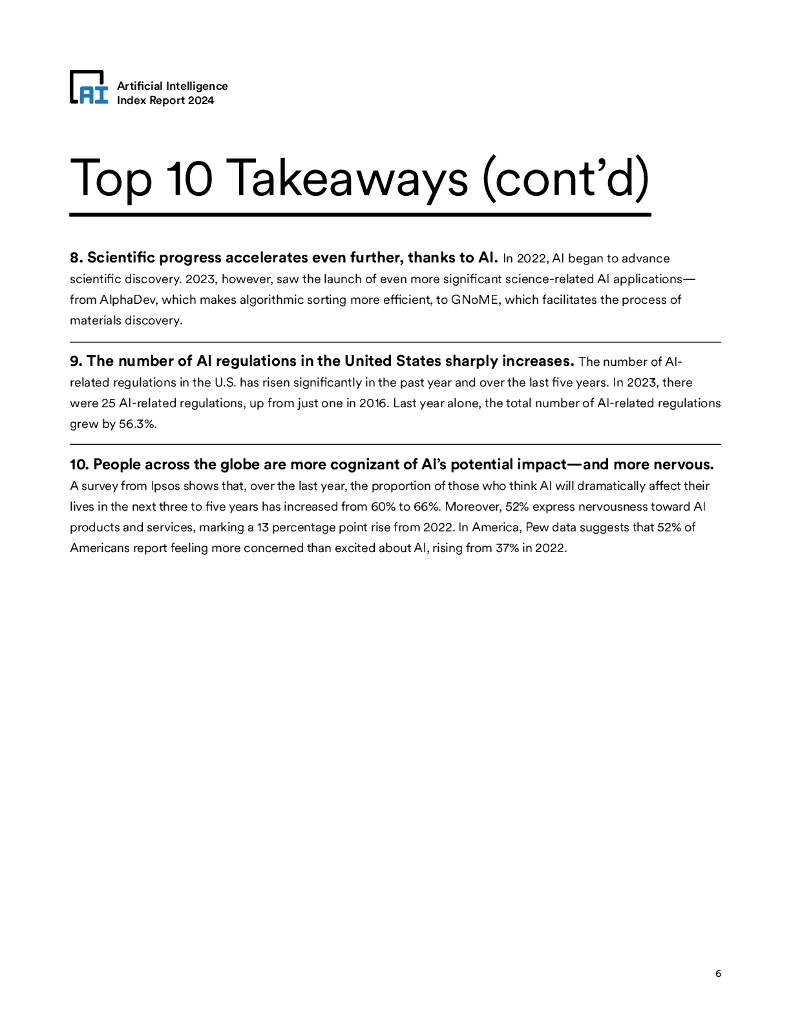 斯坦福大学：2024年人工智能指数报告（英文版）_第6页