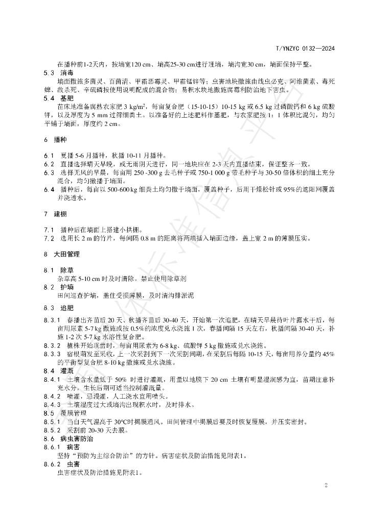 T/YNZYC 0132-2024 标准预览