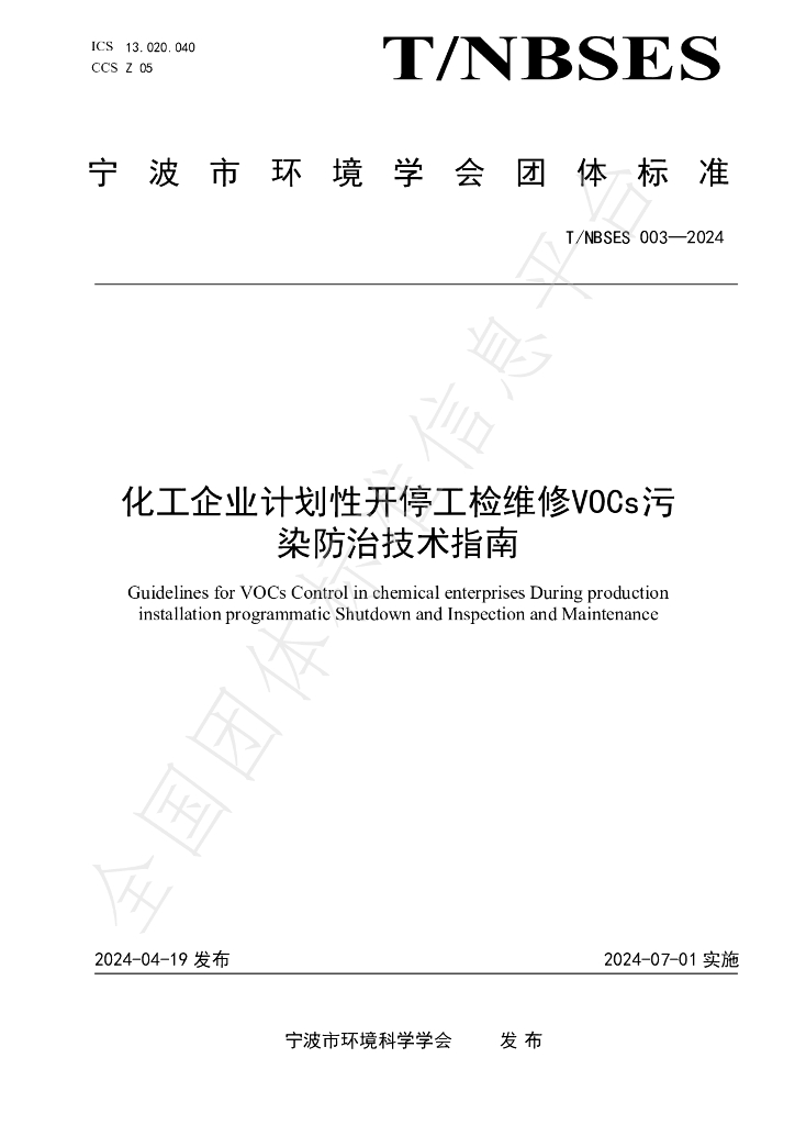 T/NBSES 003-2024 标准预览