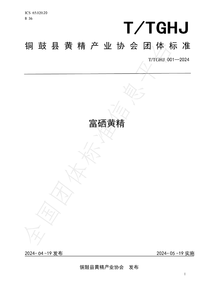 T/TGHJ 001-2024 标准预览
