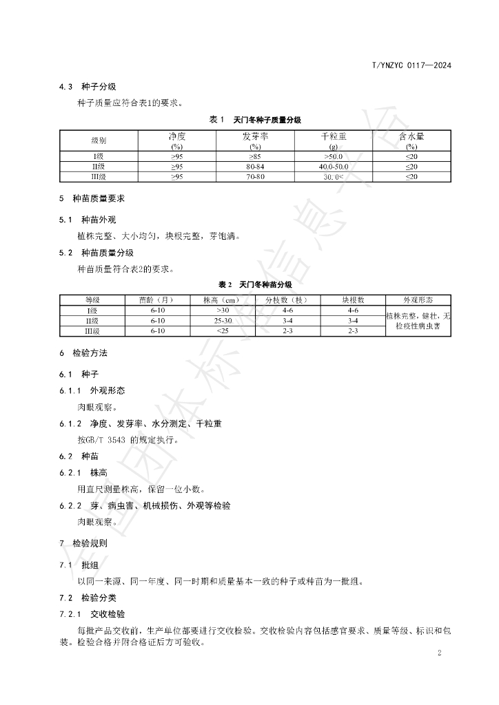 T/YNZYC 0117-2024 标准预览