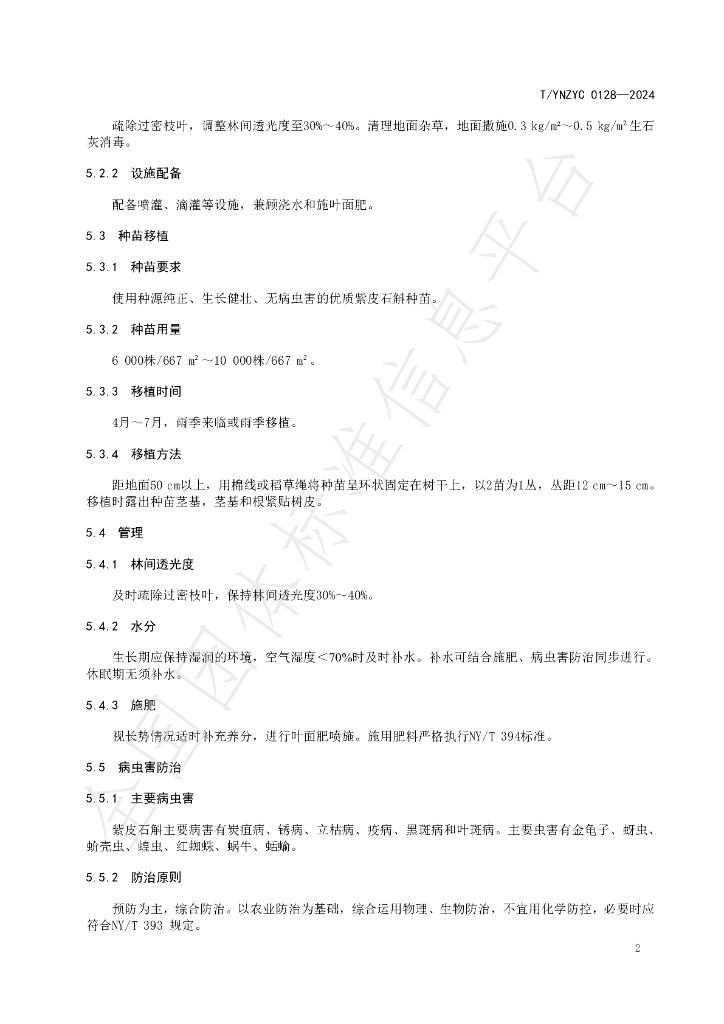 T/YNZYC 0128-2024 标准预览