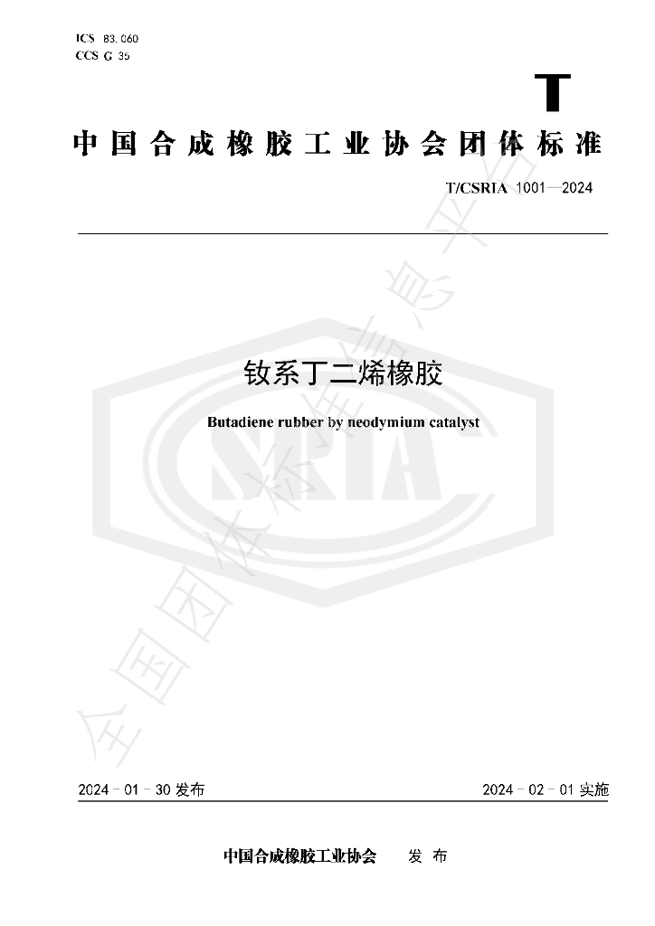 T/CSRIA 1001-2024 标准预览