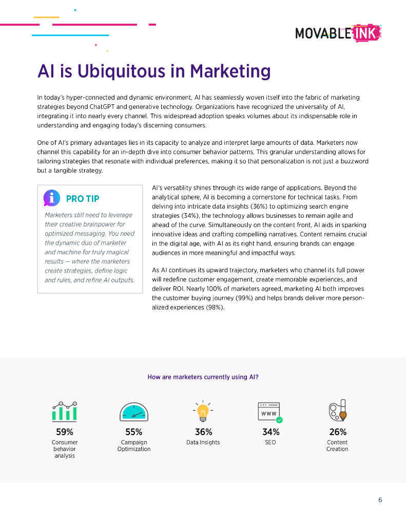 Movable INK：2024营销人员和人工智能报告（英文版）_第6页
