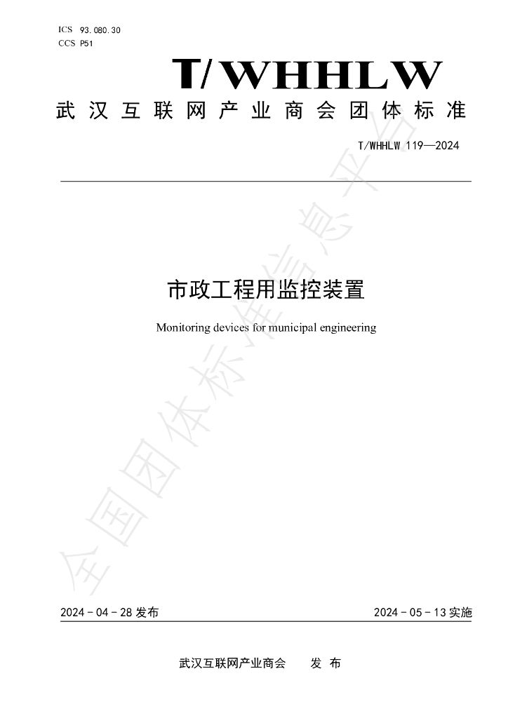 T/WHHLW 119-2024 标准预览