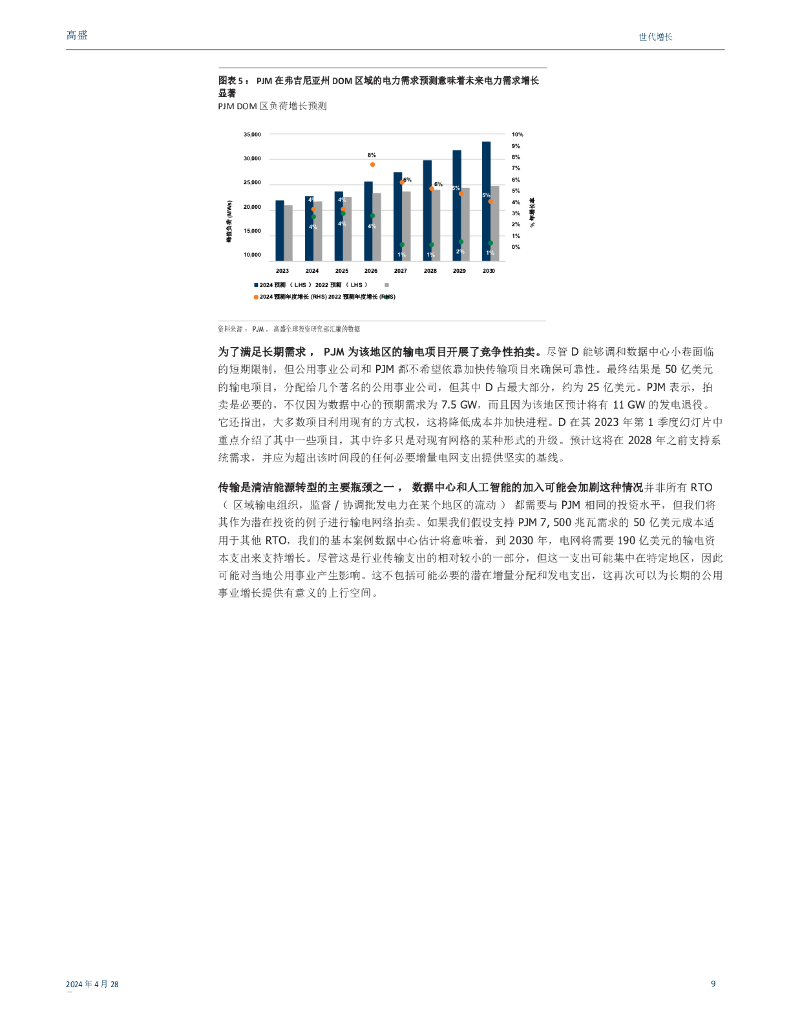 高盛：2024人工智能、数据中心和即将到来的美国电力需求激增报告_第9页