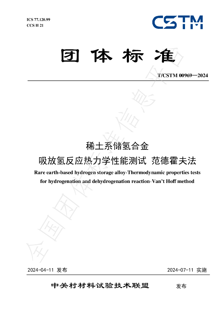 T/CSTM 00969-2024 标准预览