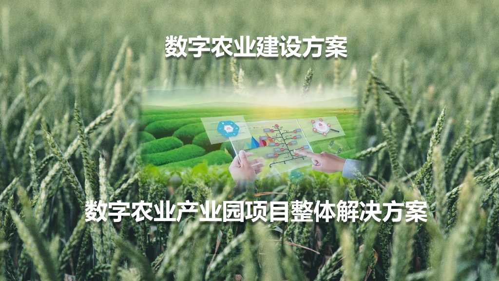 数字农业产业项目整体解决方案
