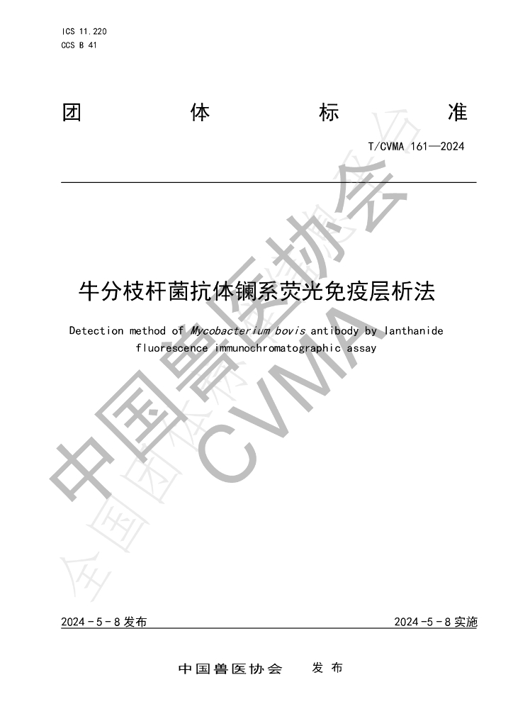T/CVMA 161-2024 标准预览