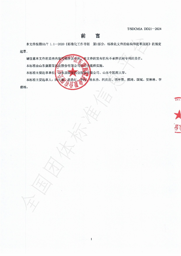 T/SDCMIA DD21-2024 标准预览