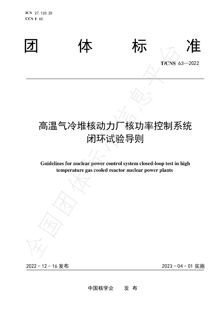 T/CNS 63-2022 标准预览