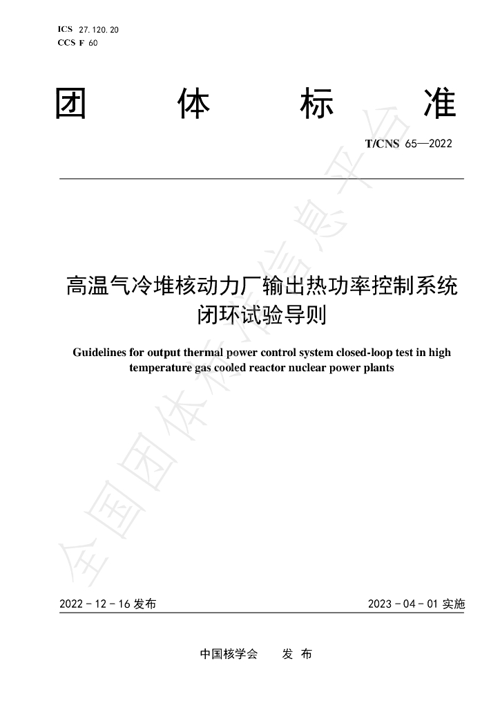 T/CNS 65-2022 标准预览