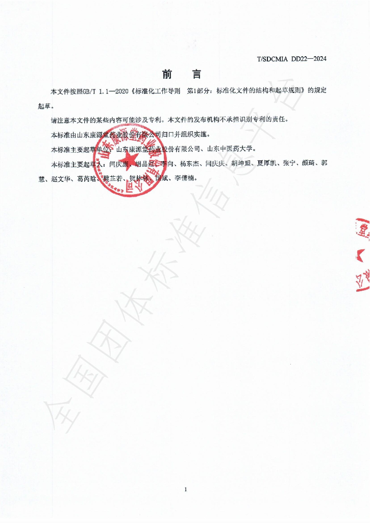 T/SDCMIA DD22-2024 标准预览
