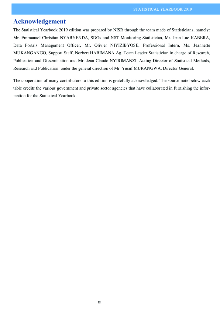 卢旺达统计年鉴2019（英文版）_第6页