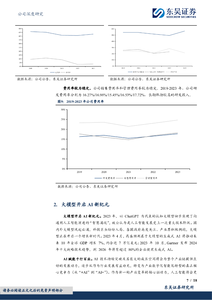 东吴证券：科大讯飞（002230）-人工智能“国家队”，“1+N”实现模型赋能_第7页