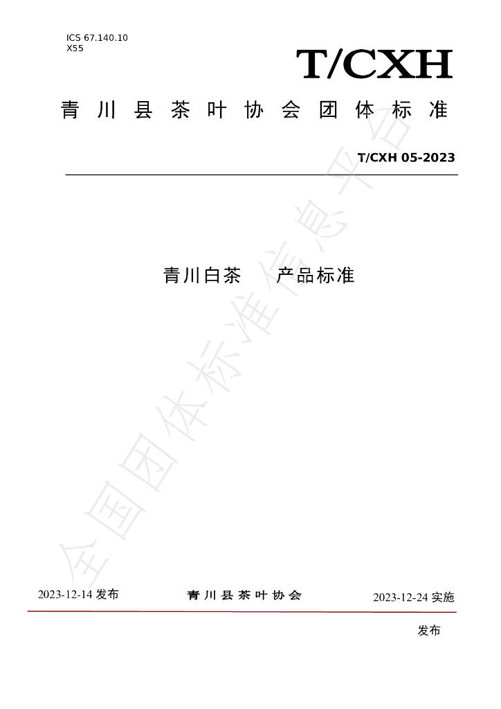 T/CHX 05-2023 标准预览