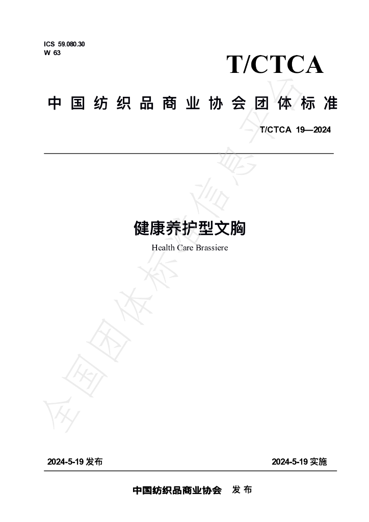 T/CTCA 19-2024 标准预览