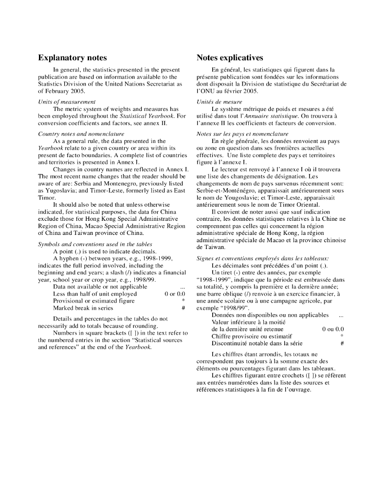 联合国统计年鉴（第49期）（英文版）_第7页