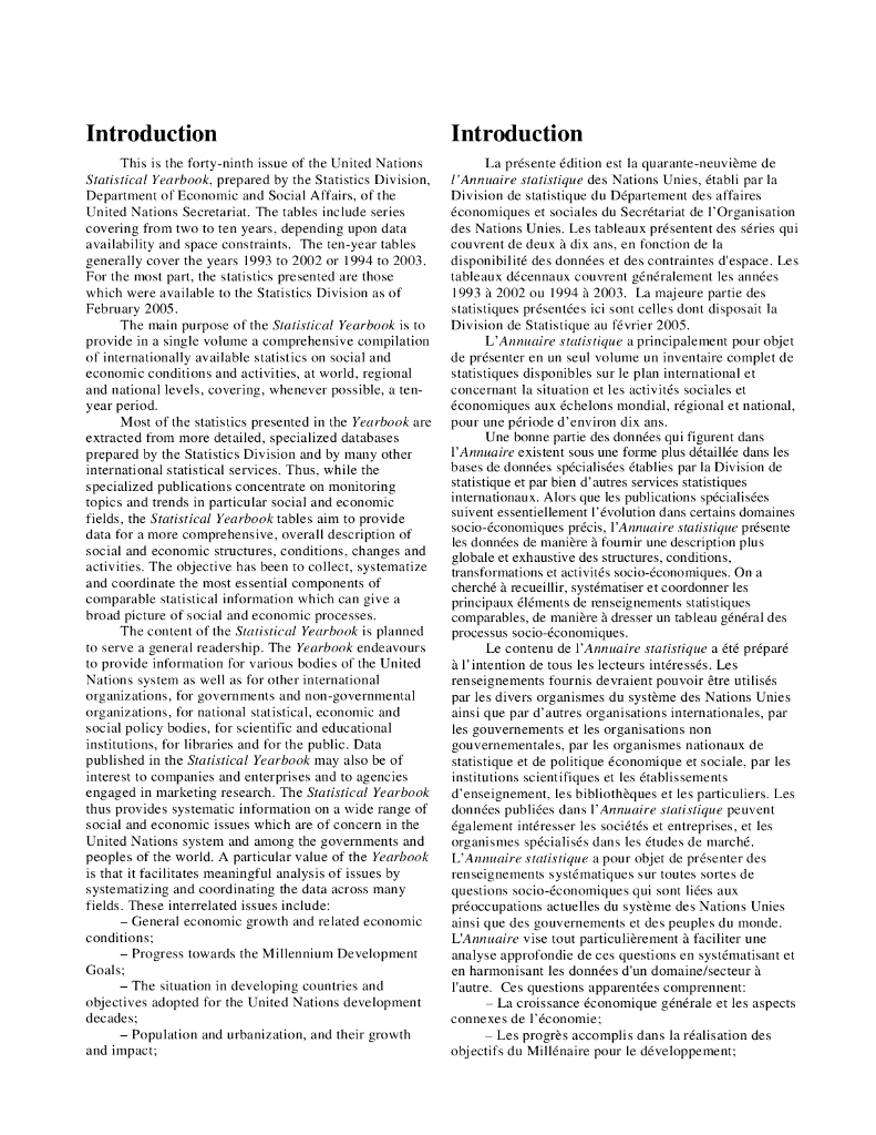 联合国统计年鉴（第49期）（英文版）_第9页