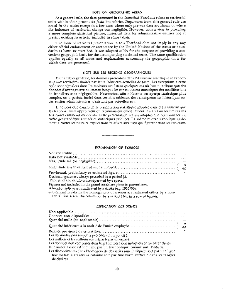 联合国统计年鉴1957（第9期）（英文版）_第10页