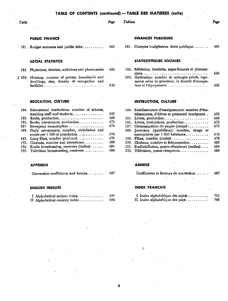 联合国统计年鉴1963（第15期）（英文版）_第8页