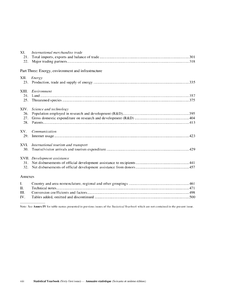 联合国统计年鉴2018（第61期）（英文版）_第8页