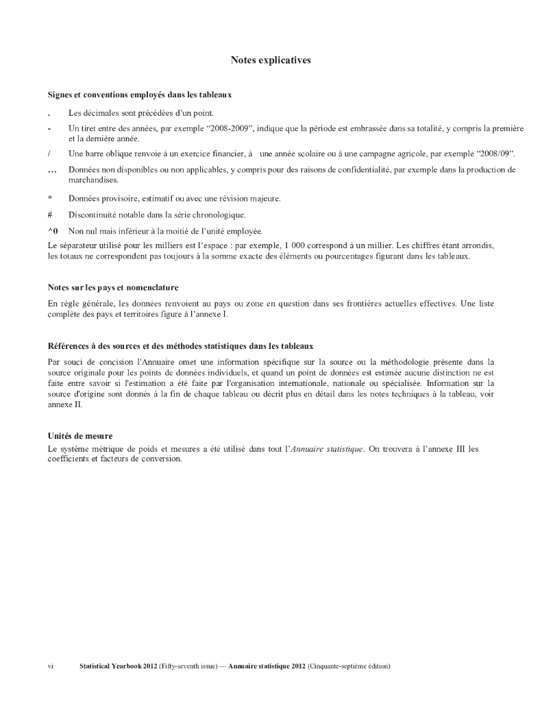 联合国统计年鉴2012（第57期）（英文版）_第6页